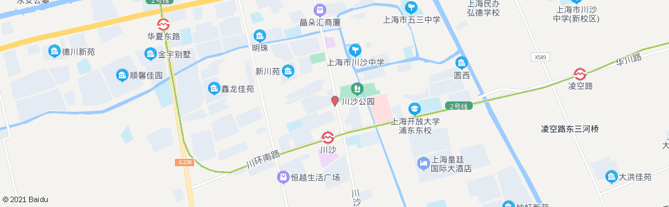 上海南桥路川沙路_公交站地图_上海公交_妙搜公交查询2024