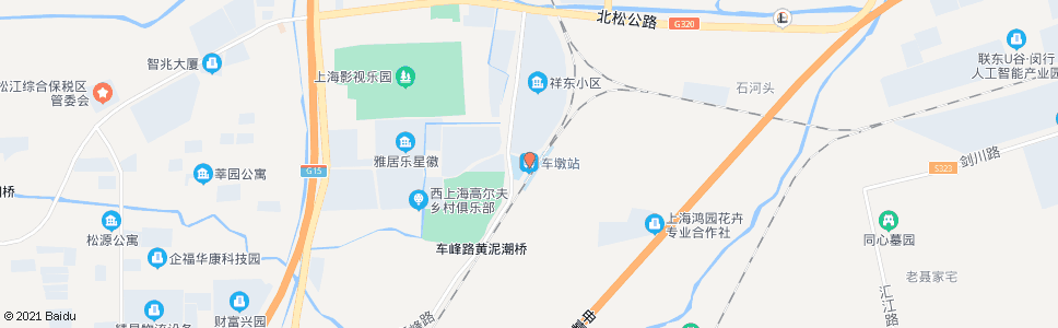 上海车墩_公交站地图_上海公交_妙搜公交查询2024