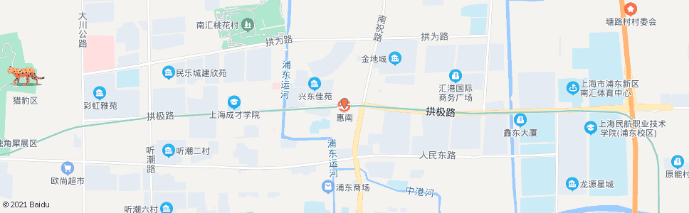 上海惠南地铁站_公交站地图_上海公交_妙搜公交查询2024