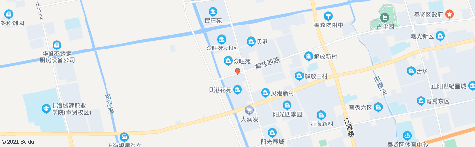 上海解放西路环城西路_公交站地图_上海公交_妙搜公交查询2024