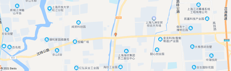 上海砖桥_公交站地图_上海公交_妙搜公交查询2024