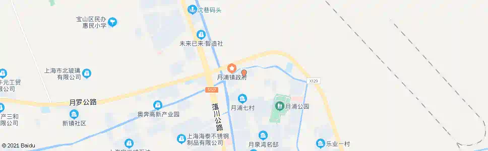 上海月浦新村_公交站地图_上海公交_妙搜公交查询2024