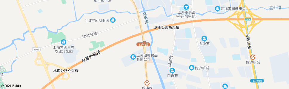 上海农机(招呼站)_公交站地图_上海公交_妙搜公交查询2024