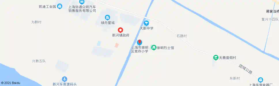 上海竞存小学_公交站地图_上海公交_妙搜公交查询2024