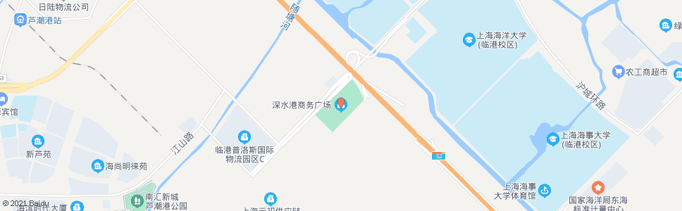 上海深水港商务广场_公交站地图_上海公交_妙搜公交查询2024