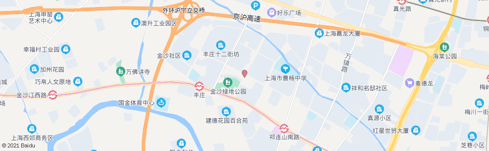 上海清峪路丰庄路_公交站地图_上海公交_妙搜公交查询2024
