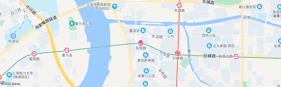 上海东陆路站_公交站地图_上海公交_妙搜公交查询2024