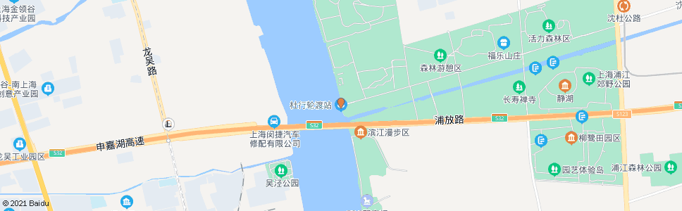 上海杜行渡口_公交站地图_上海公交_妙搜公交查询2024