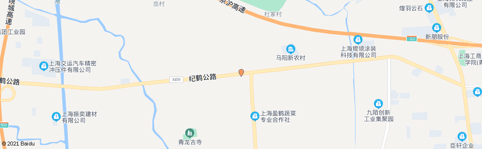 上海纪鹤公路赵重公路(招呼站)_公交站地图_上海公交_妙搜公交查询2024