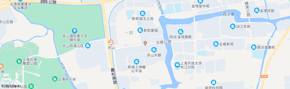 上海新家园路古楼路_公交站地图_上海公交_妙搜公交查询2024