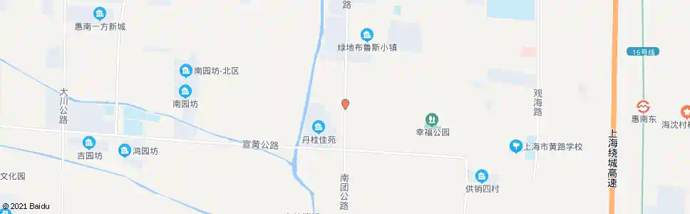 上海南团公路宣黄路_公交站地图_上海公交_妙搜公交查询2024