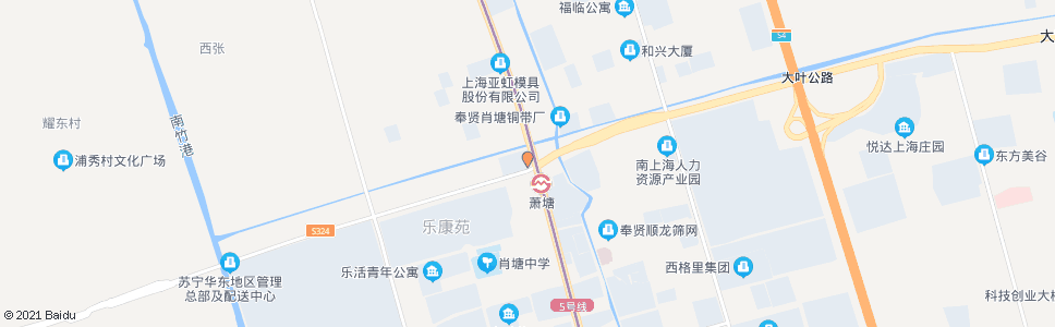 上海肖塘加油站_公交站地图_上海公交_妙搜公交查询2024
