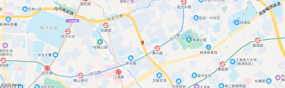 上海黄兴路控江路_公交站地图_上海公交_妙搜公交查询2024