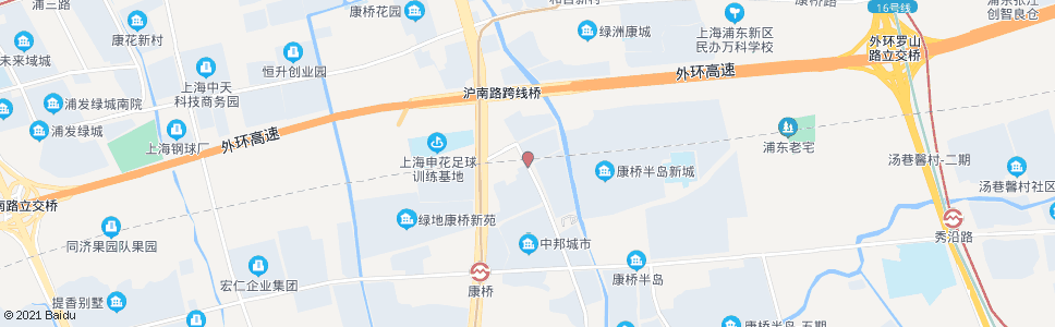 上海康沈公路秀康路_公交站地图_上海公交_妙搜公交查询2024