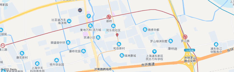 上海御青路恒河北路_公交站地图_上海公交_妙搜公交查询2024