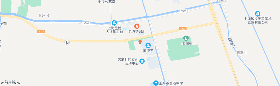 上海老港小学_公交站地图_上海公交_妙搜公交查询2024