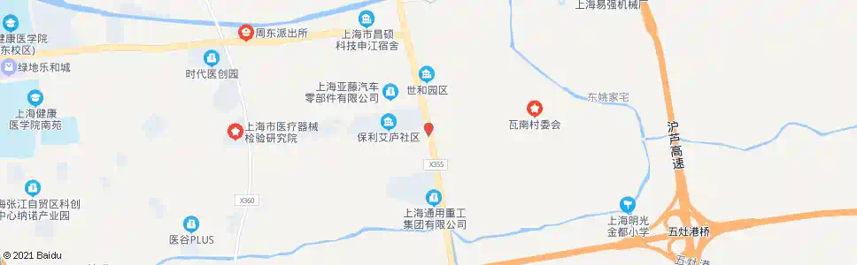 上海申江南路蓝靛路_公交站地图_上海公交_妙搜公交查询2024