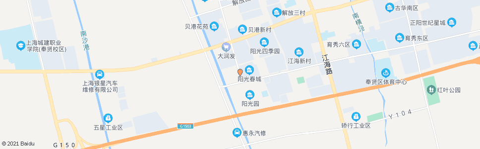 上海阳光学校_公交站地图_上海公交_妙搜公交查询2024