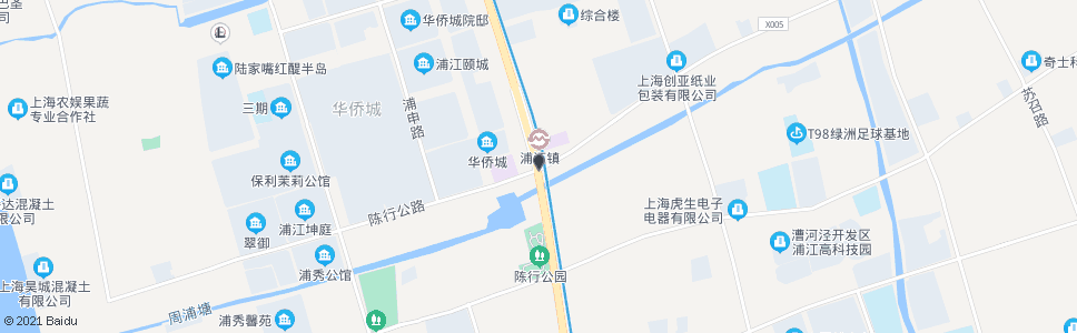 上海陈行路浦星公路(临时站)_公交站地图_上海公交_妙搜公交查询2024