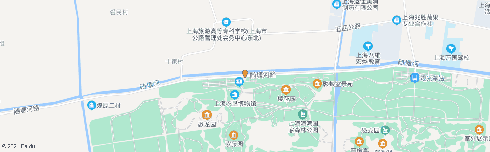 上海海湾国家森林公园_公交站地图_上海公交_妙搜公交查询2024