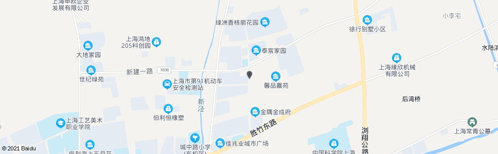 上海启宁路新建一路_公交站地图_上海公交_妙搜公交查询2024