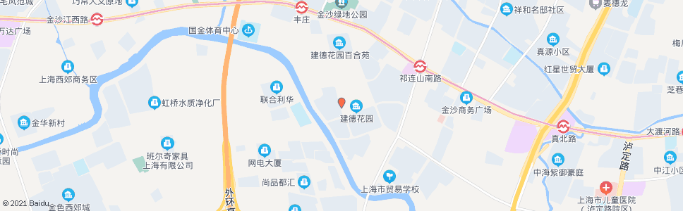 上海建德花园_公交站地图_上海公交_妙搜公交查询2024