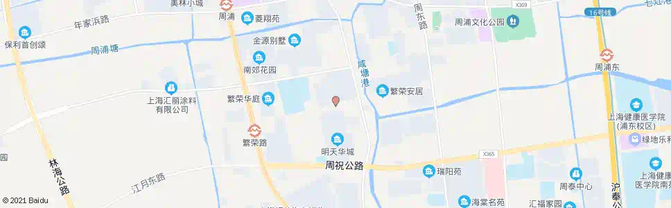 上海繁荣路康沈路_公交站地图_上海公交_妙搜公交查询2024