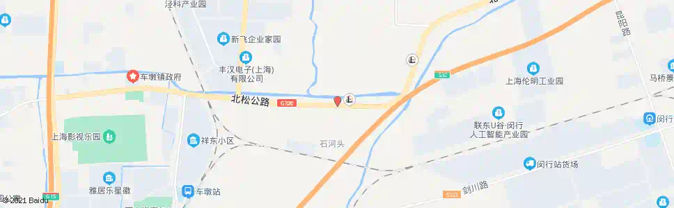 上海汇北公路(招呼站)_公交站地图_上海公交_妙搜公交查询2024