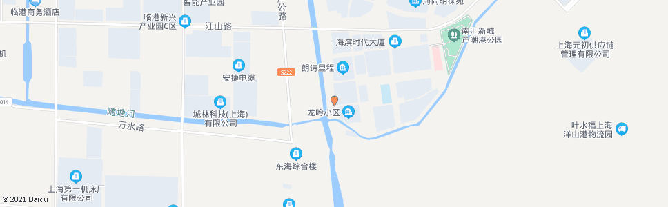 上海渔港路(龙吟新村)_公交站地图_上海公交_妙搜公交查询2024