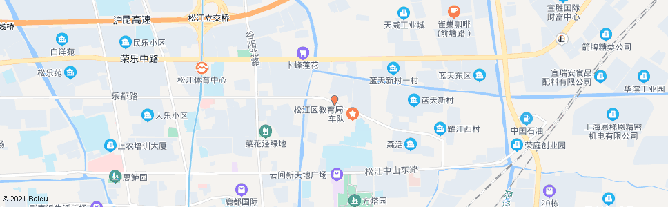 上海环城路沪松公路_公交站地图_上海公交_妙搜公交查询2024