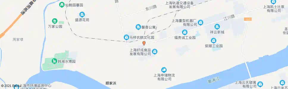 上海荷巷桥(江川路西畴路)_公交站地图_上海公交_妙搜公交查询2024