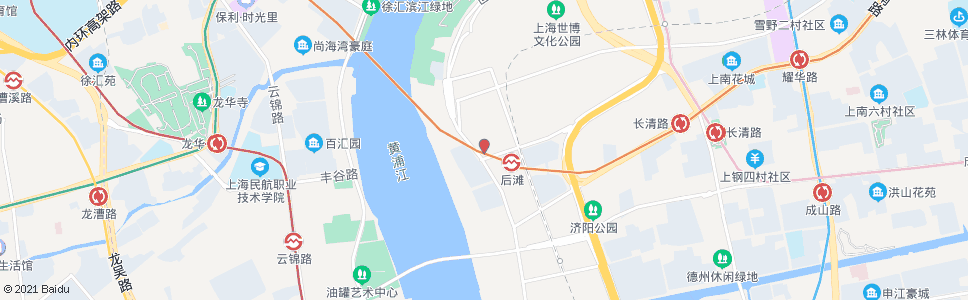 上海通耀路耀龙路_公交站地图_上海公交_妙搜公交查询2024