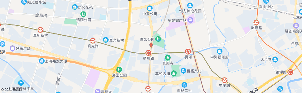 上海大渡河路铜川路_公交站地图_上海公交_妙搜公交查询2024