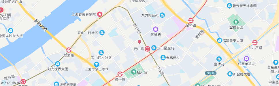 上海黄山新村_公交站地图_上海公交_妙搜公交查询2024