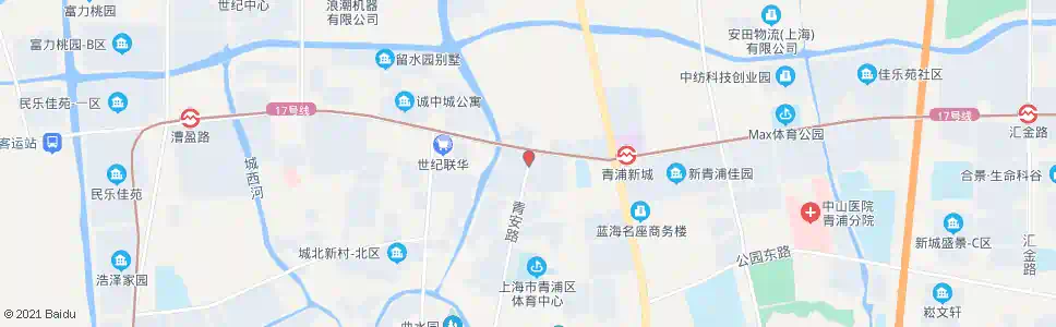 上海青安路盈港路_公交站地图_上海公交_妙搜公交查询2024