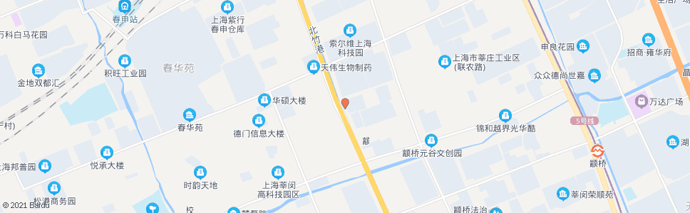 上海春西路申南路_公交站地图_上海公交_妙搜公交查询2024
