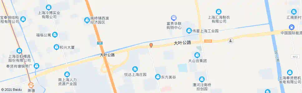 上海大叶公路望园路_公交站地图_上海公交_妙搜公交查询2024