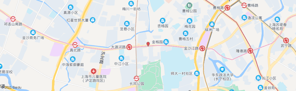 上海怒江路金沙江路_公交站地图_上海公交_妙搜公交查询2024