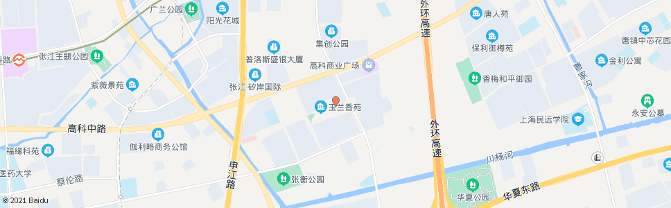 上海张东路益江路_公交站地图_上海公交_妙搜公交查询2024