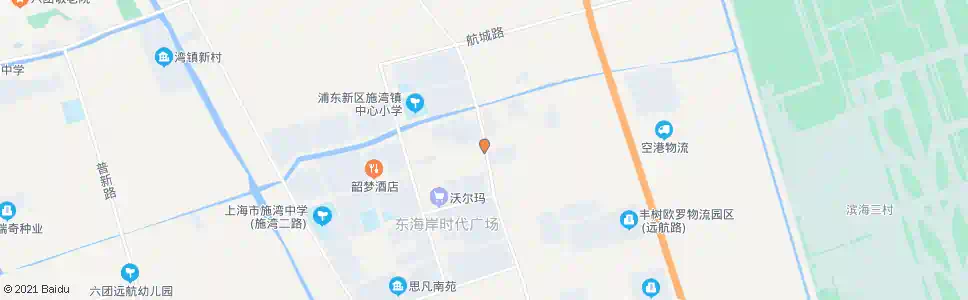 上海川南奉公路施新路_公交站地图_上海公交_妙搜公交查询2024