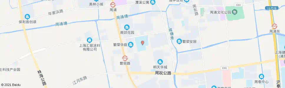 上海周浦中学_公交站地图_上海公交_妙搜公交查询2024