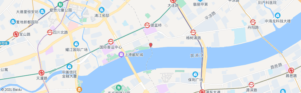 上海公平路渡口_公交站地图_上海公交_妙搜公交查询2024