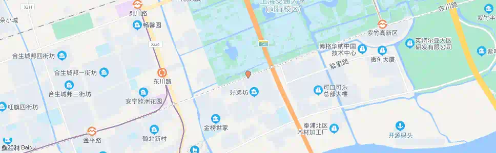 上海永平路东川路_公交站地图_上海公交_妙搜公交查询2024