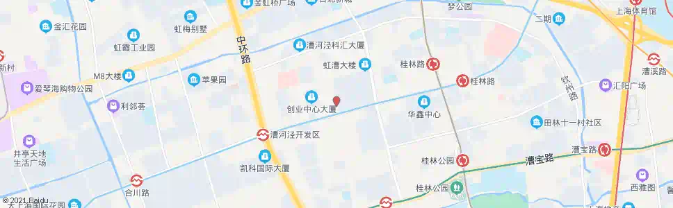 上海宜山路桂箐路_公交站地图_上海公交_妙搜公交查询2024