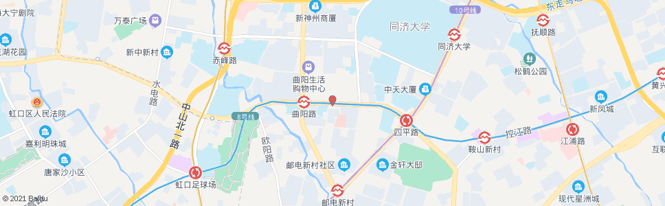 上海大连西路玉田新村_公交站地图_上海公交_妙搜公交查询2024