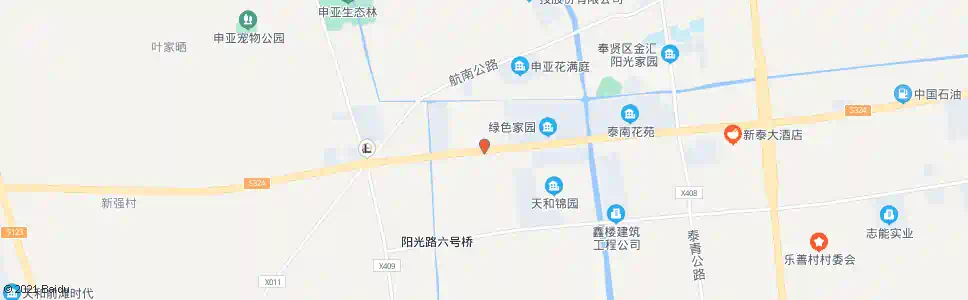 上海大叶公路泰西路_公交站地图_上海公交_妙搜公交查询2024