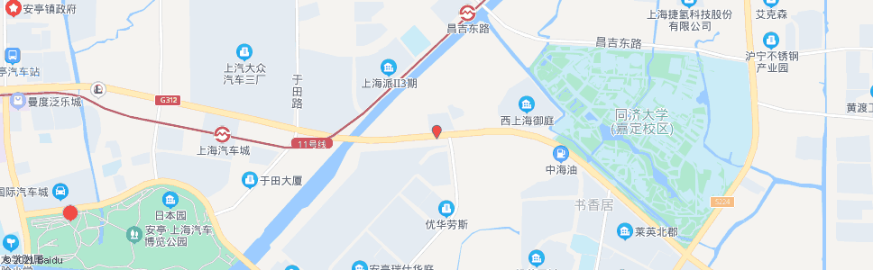 上海曹安公路安虹路_公交站地图_上海公交_妙搜公交查询2024