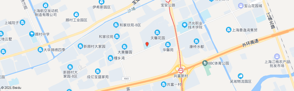 上海天馨学校_公交站地图_上海公交_妙搜公交查询2024