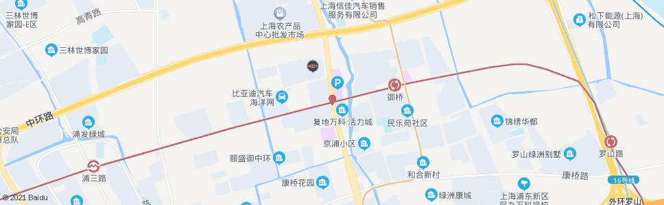 上海御桥路沪南路_公交站地图_上海公交_妙搜公交查询2024
