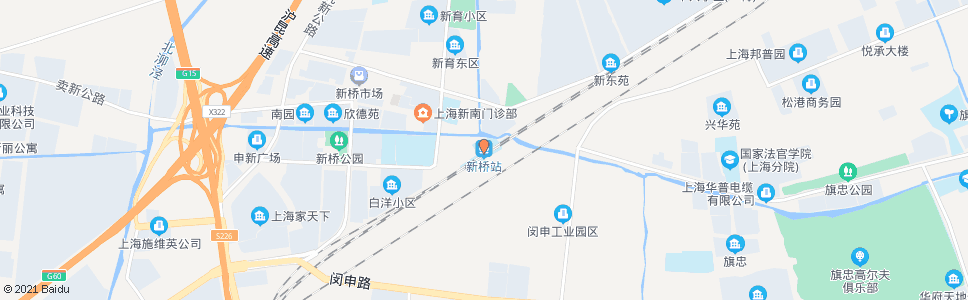 上海新桥_公交站地图_上海公交_妙搜公交查询2024